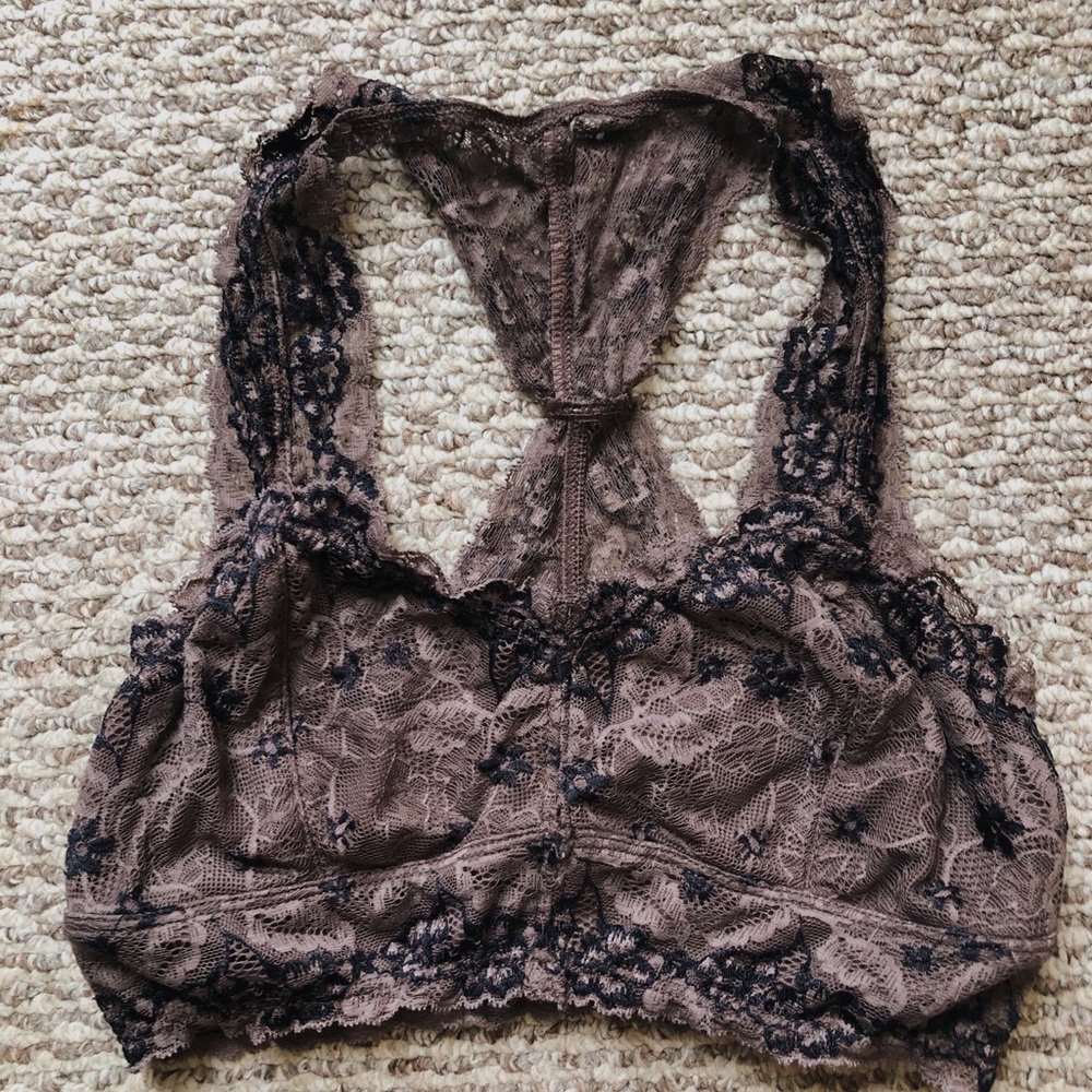 Day trip (Buckle) Purple/Navy Floral Bralette XS/S